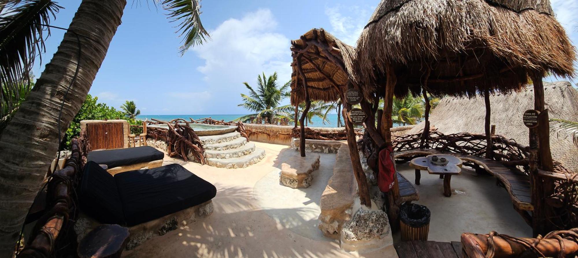 Cabanas Playa Condesa Тулум Екстер'єр фото