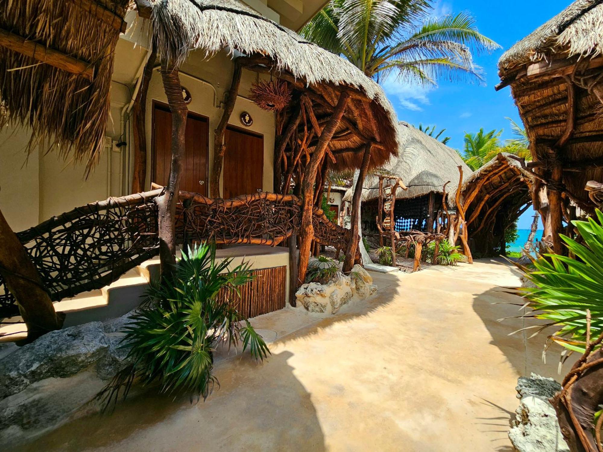 Cabanas Playa Condesa Тулум Екстер'єр фото